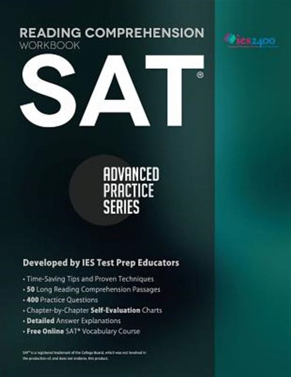 SAT Reading Comprehension Workbook Advanced Practice Series 