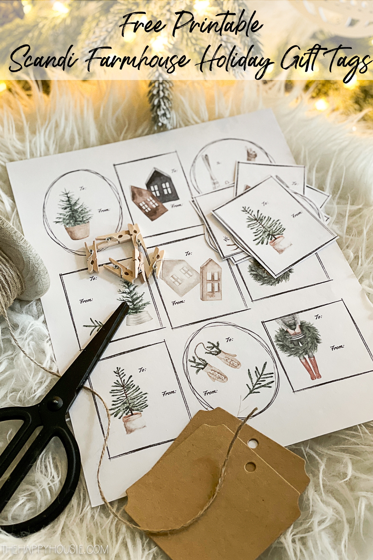 Holiday Gift Tags Free Printable