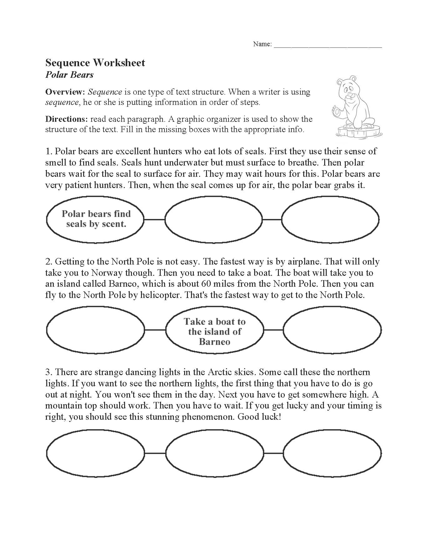 Reading Comprehension Sequencing Worksheets Pdf