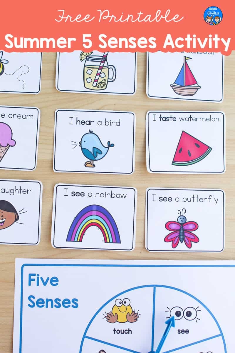 5 Senses Printables Free