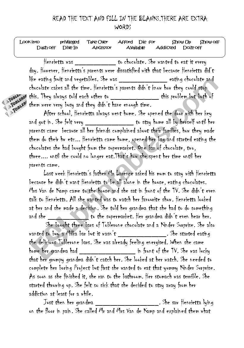 Skimming And Scanning ESL Worksheet By Brandonmcgyver