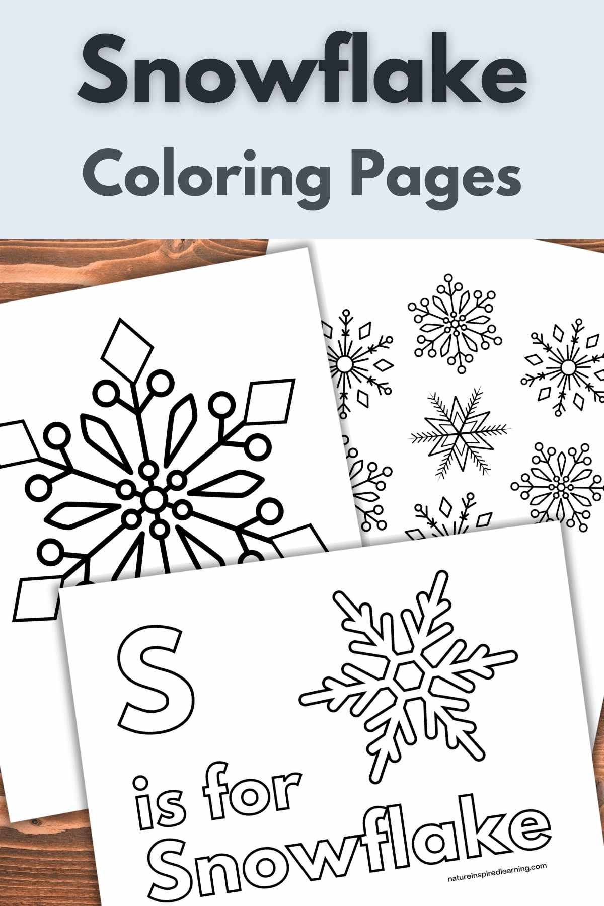 Free Printable Snowflake Coloring Sheets