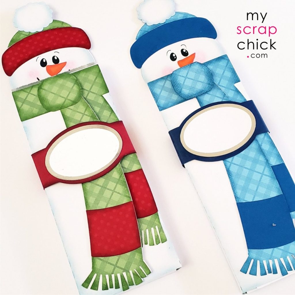 Snowman Candy Bar Wrap My Scrap Chick