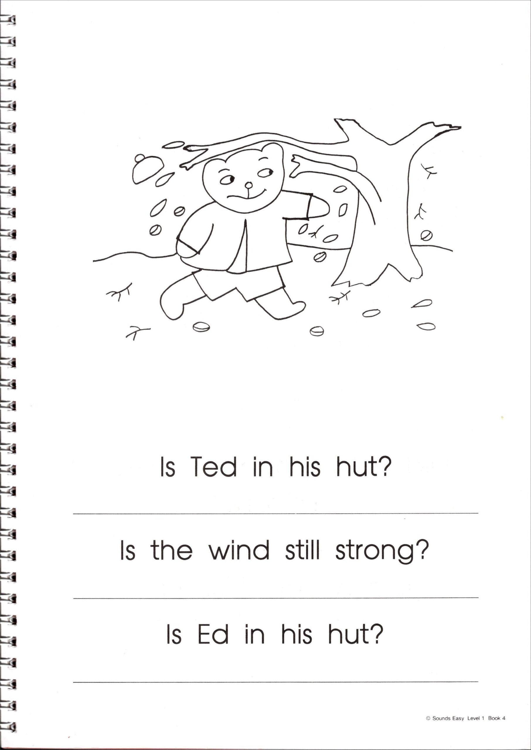 Reception Reading Comprehension Worksheets