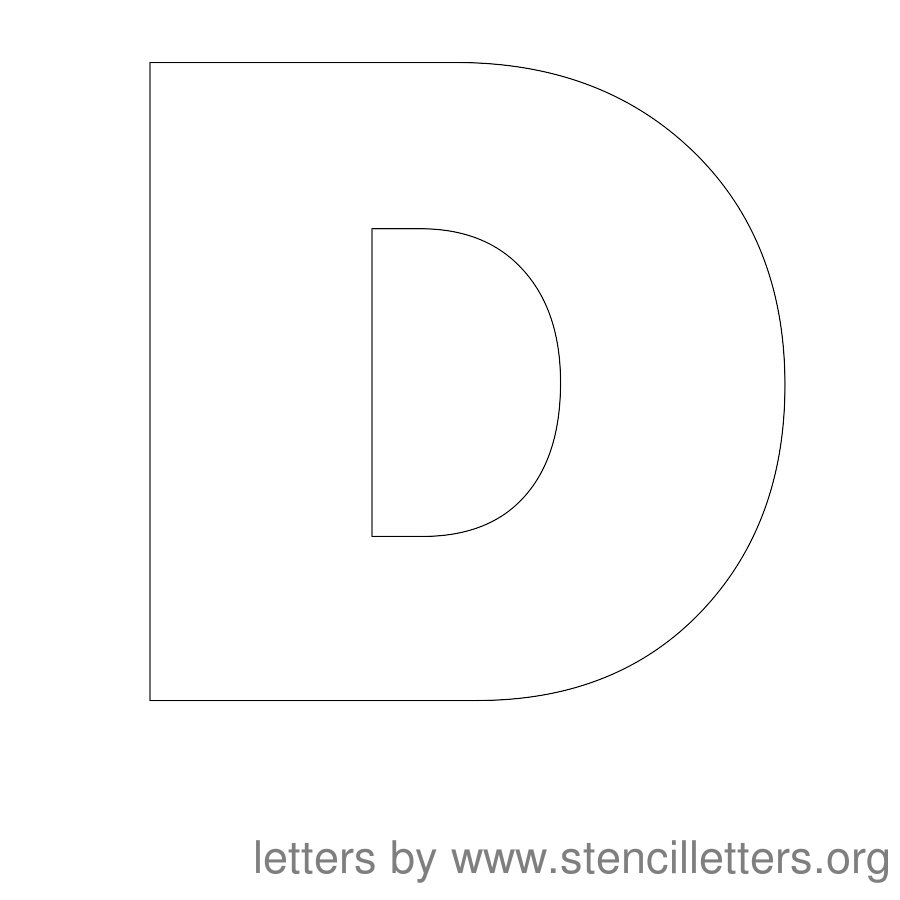 12 Inch Letter Stencils Printable Free