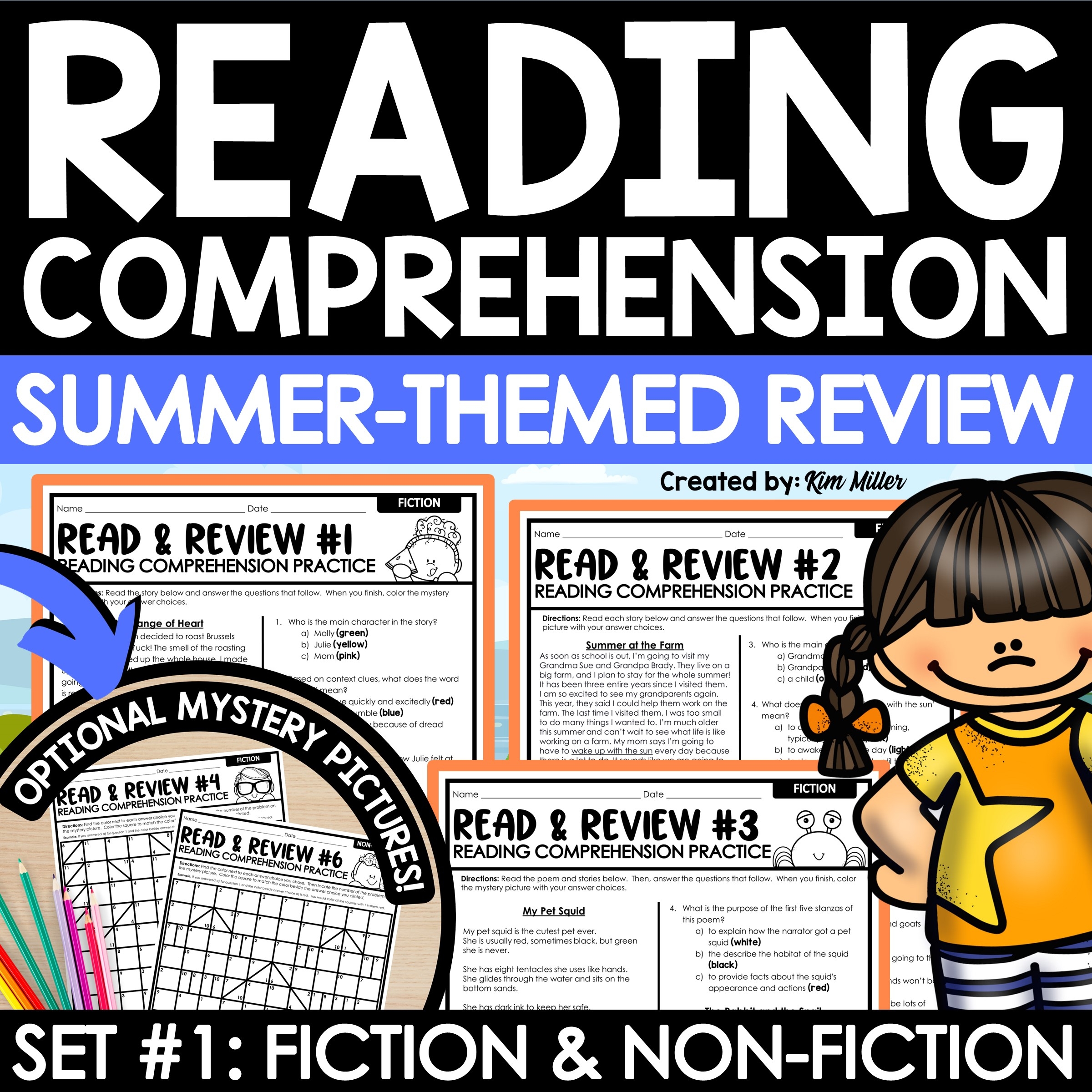Reading Comprehension Worksheets For Primary Grades