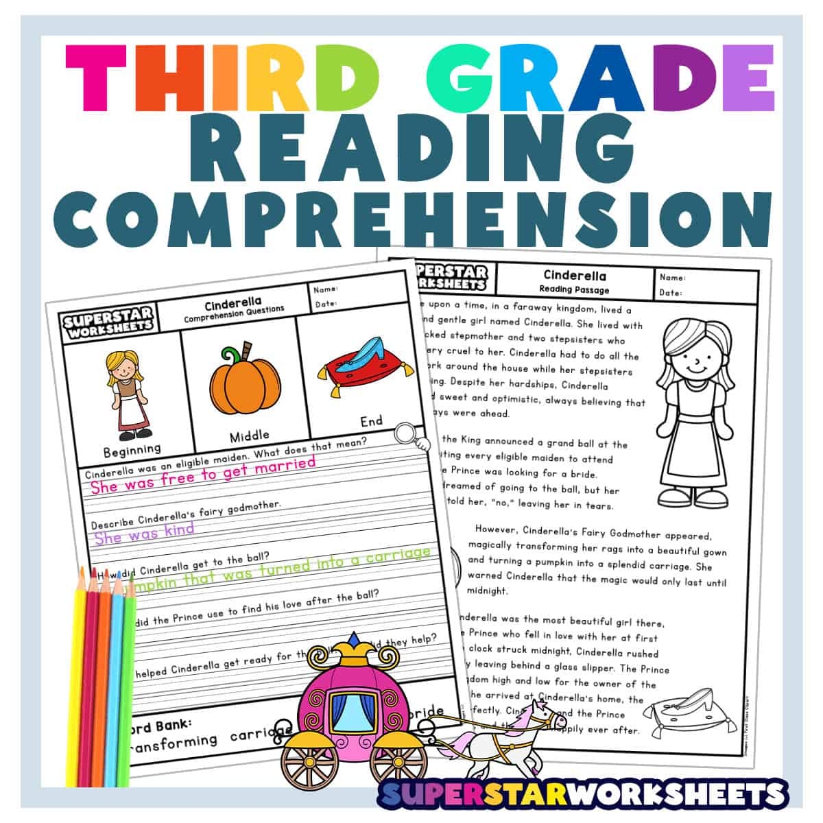 Reading Comprehension Worksheets Pdf Grade 3