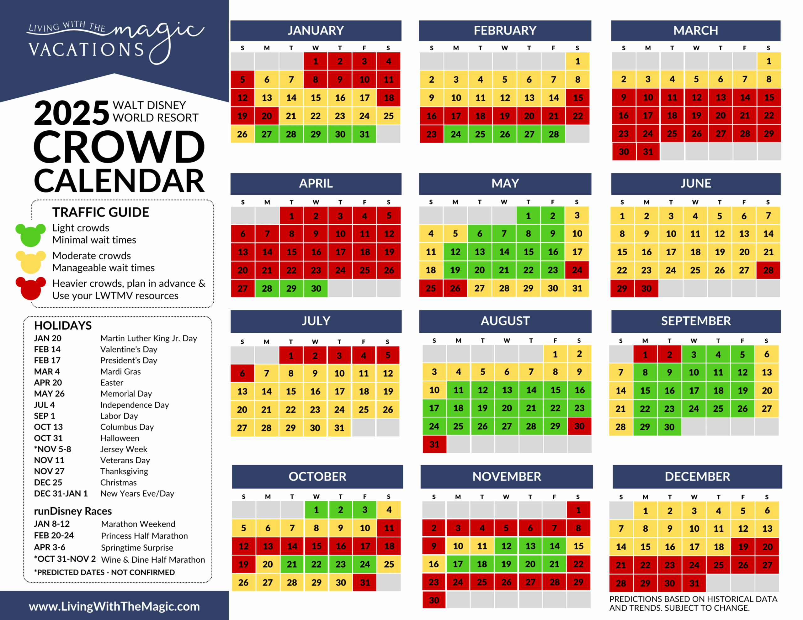 Disney Crowd Calendar May 2026