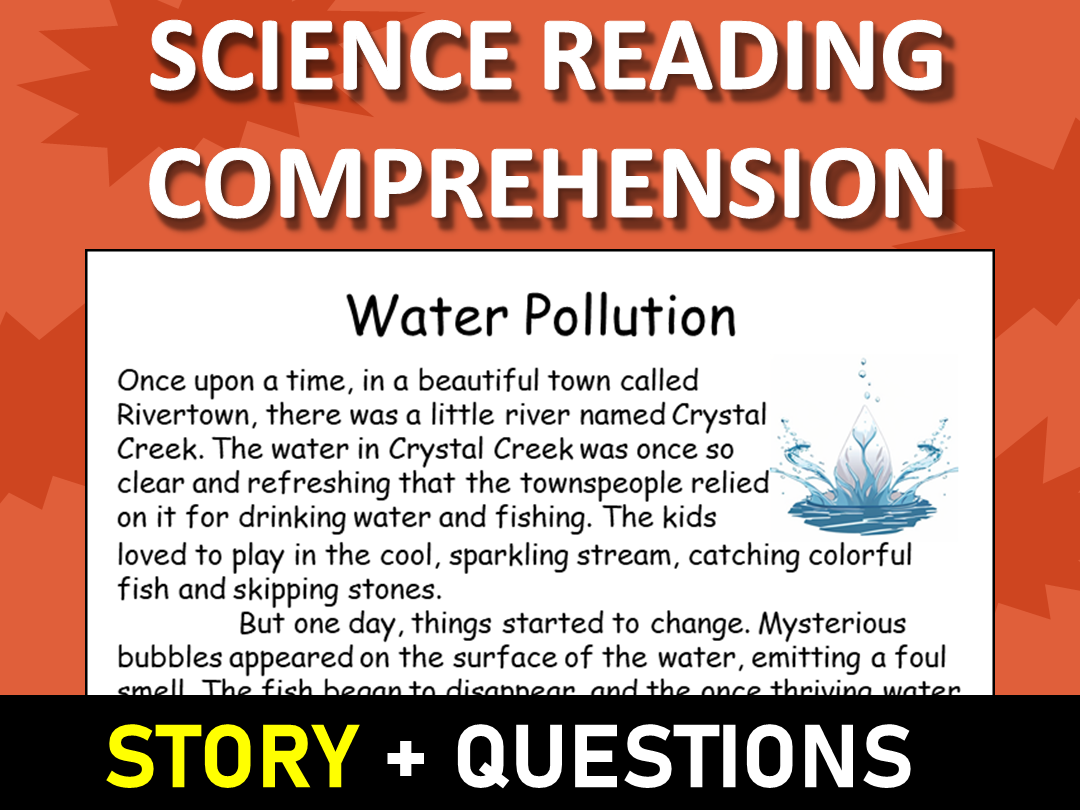 Pollution Reading Comprehension Worksheet Pdf