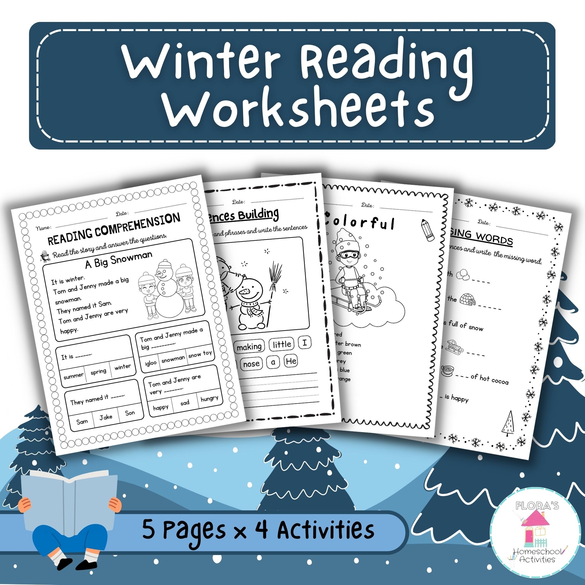 Reading Comprehension Worksheets K-5