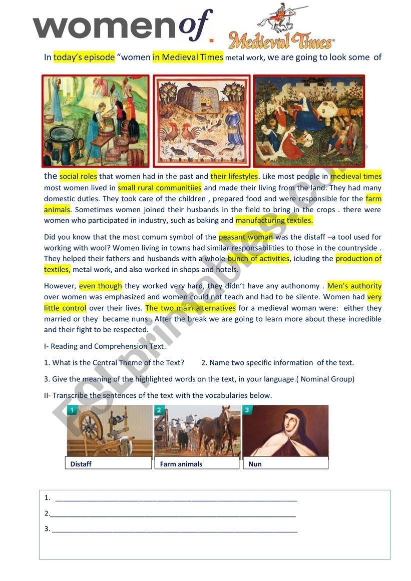 Women In Medieval Times 