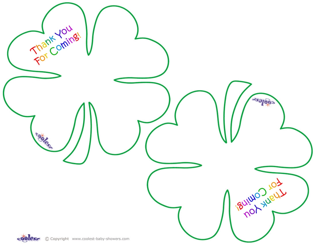 Four Leaf Clover Free Printable