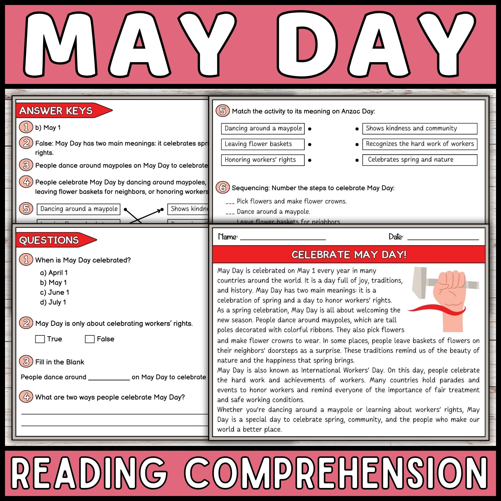 World Peace Day Reading Comprehension Passage U0026 Questions 