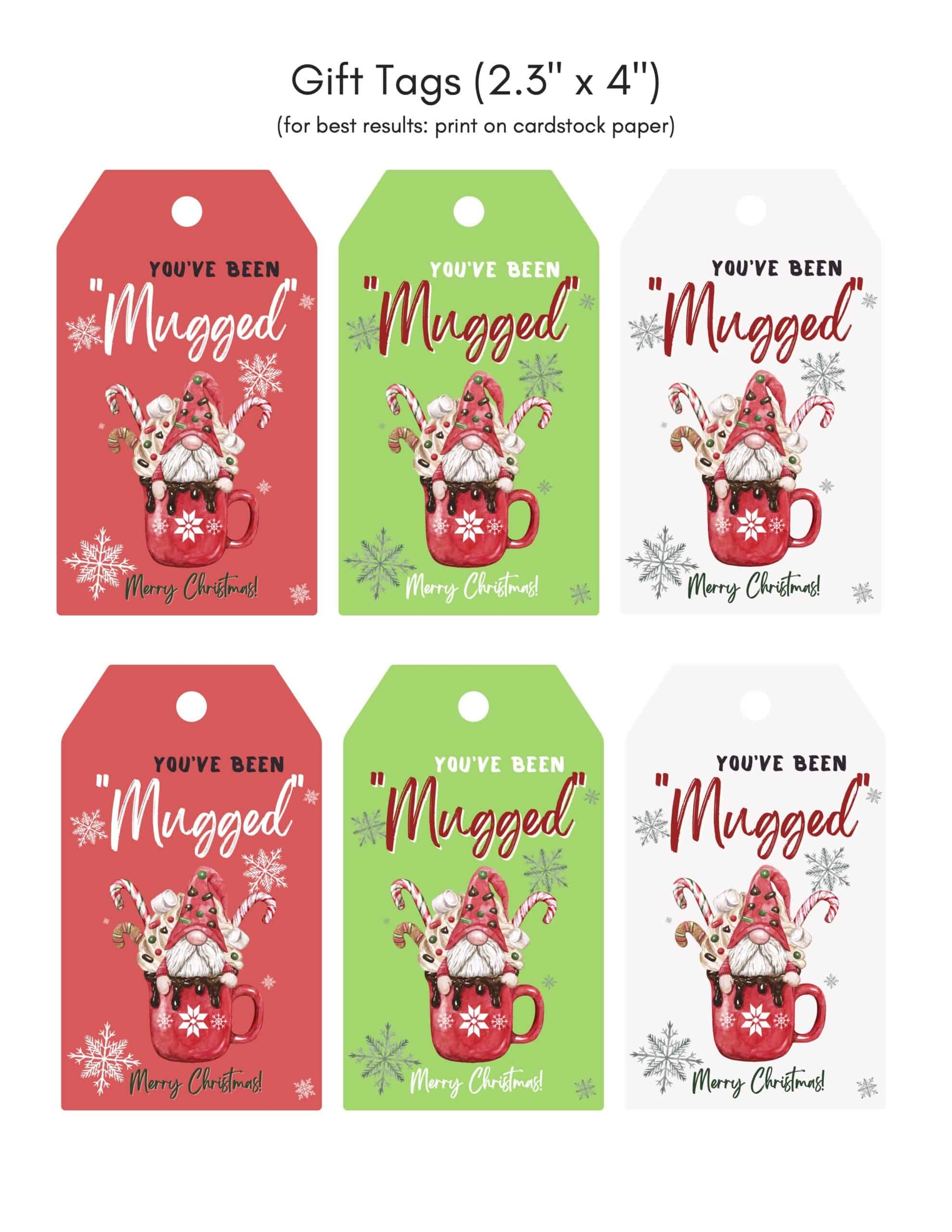 You've Been Mugged Printable Free