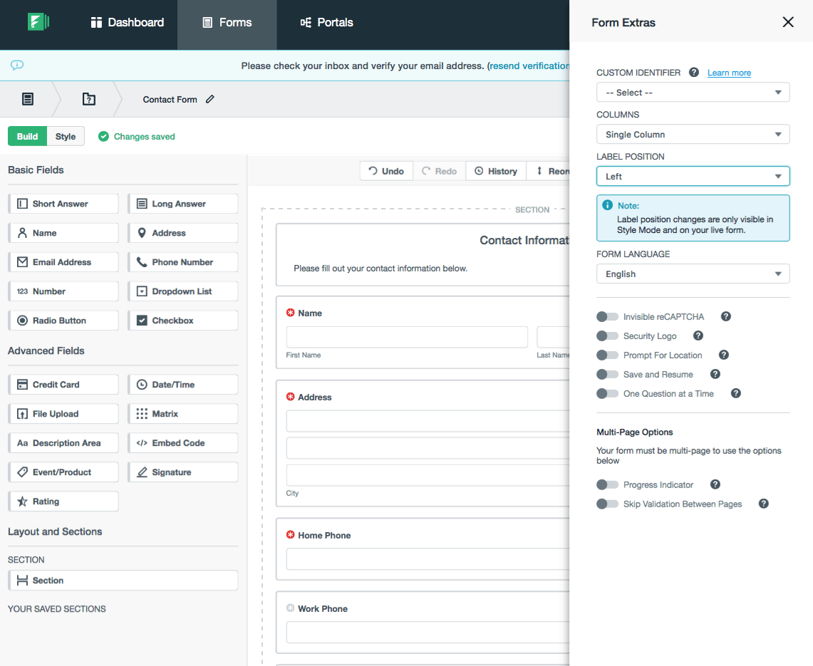 Free Printable Online Form Builder