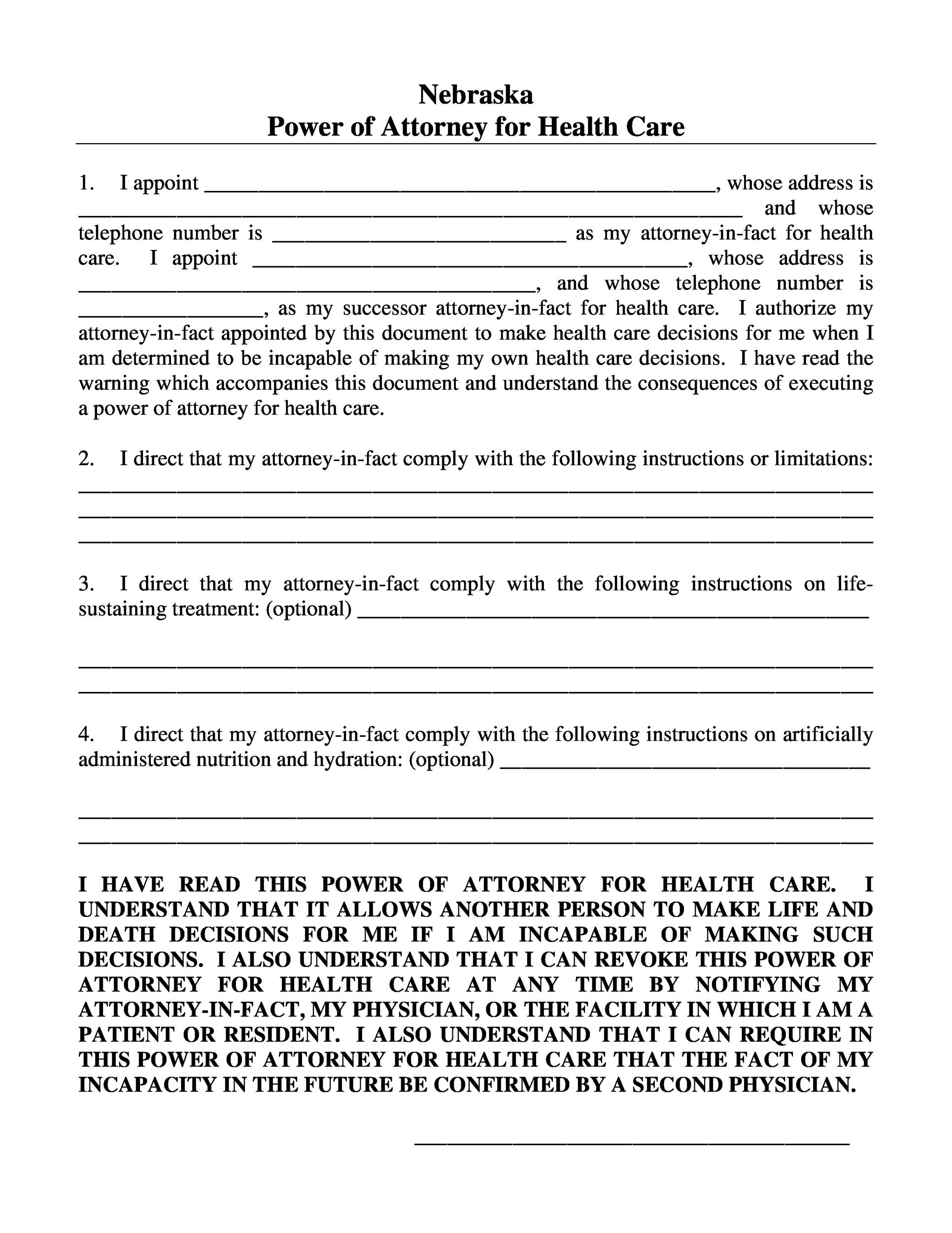 50 General Power Of Attorney Forms U0026 Templates FREE 