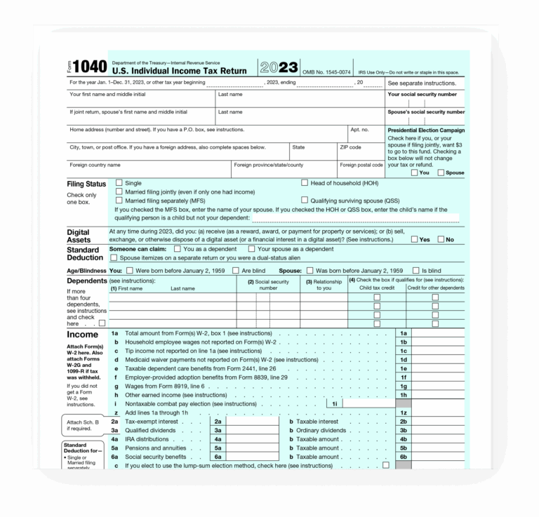 All About IRS Form 1040EZ SmartAsset Worksheets Library