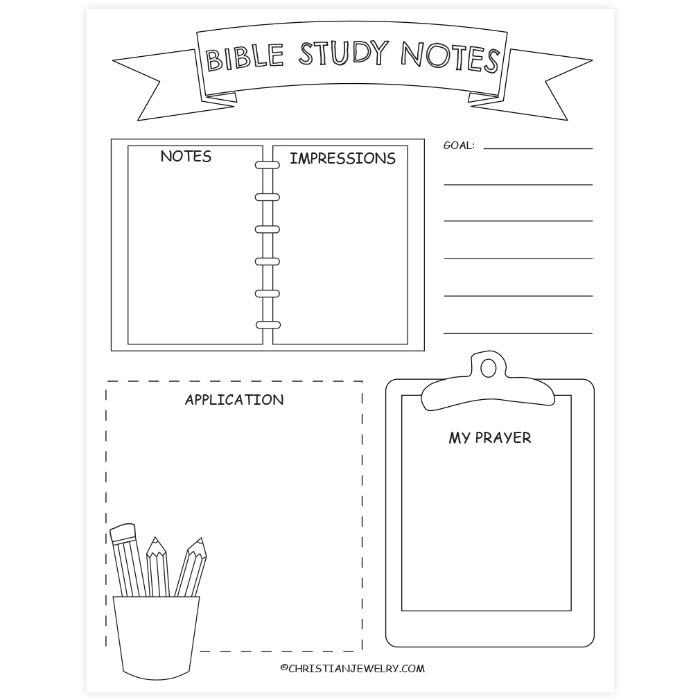 Bible Study Note Sheets Free Printable SAY IT WITH SIMPLICITY Worksheets Library