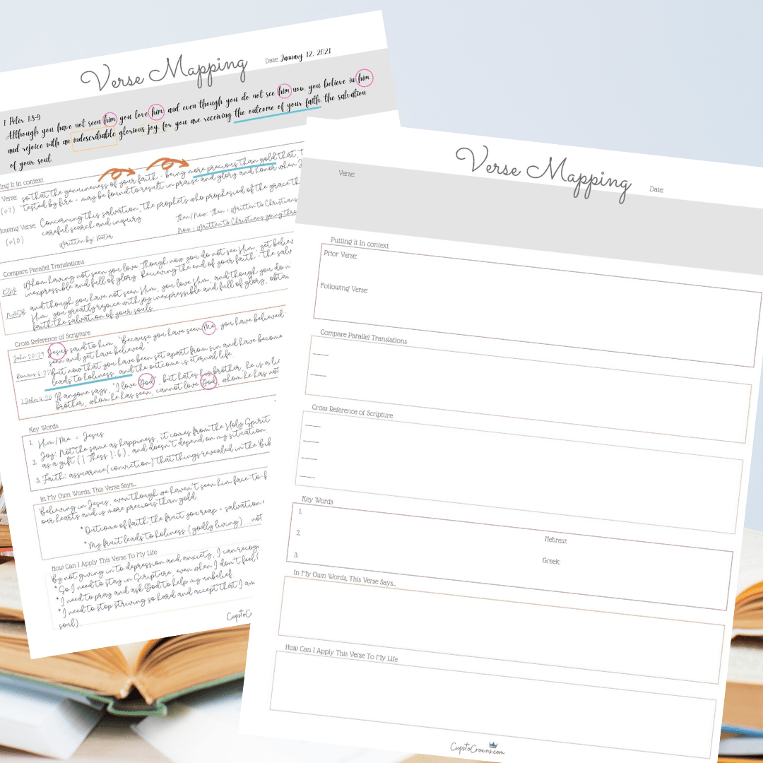 Bible Verse Mapping For Beginners Cups To Crowns