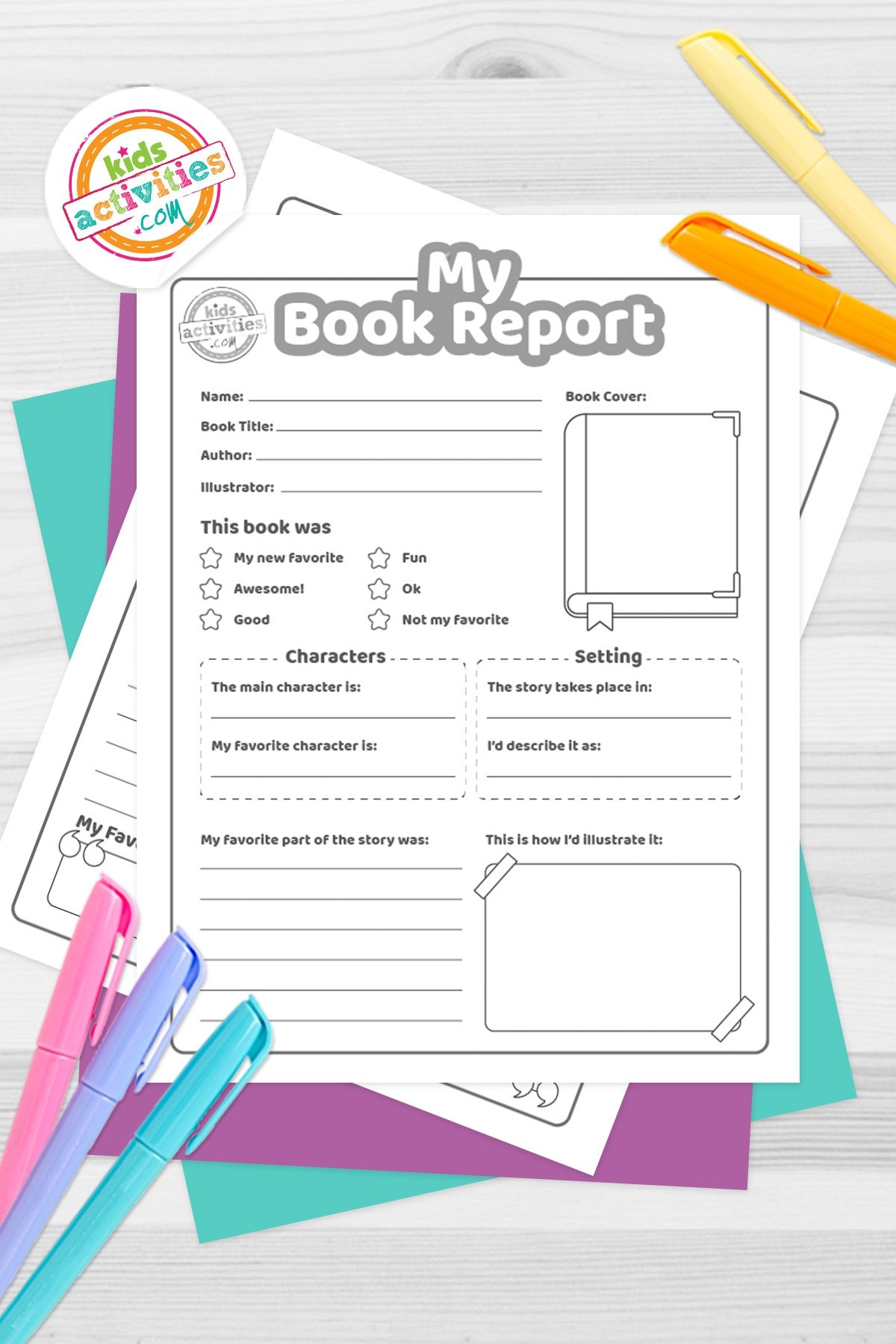 Free Book Report Printable Forms