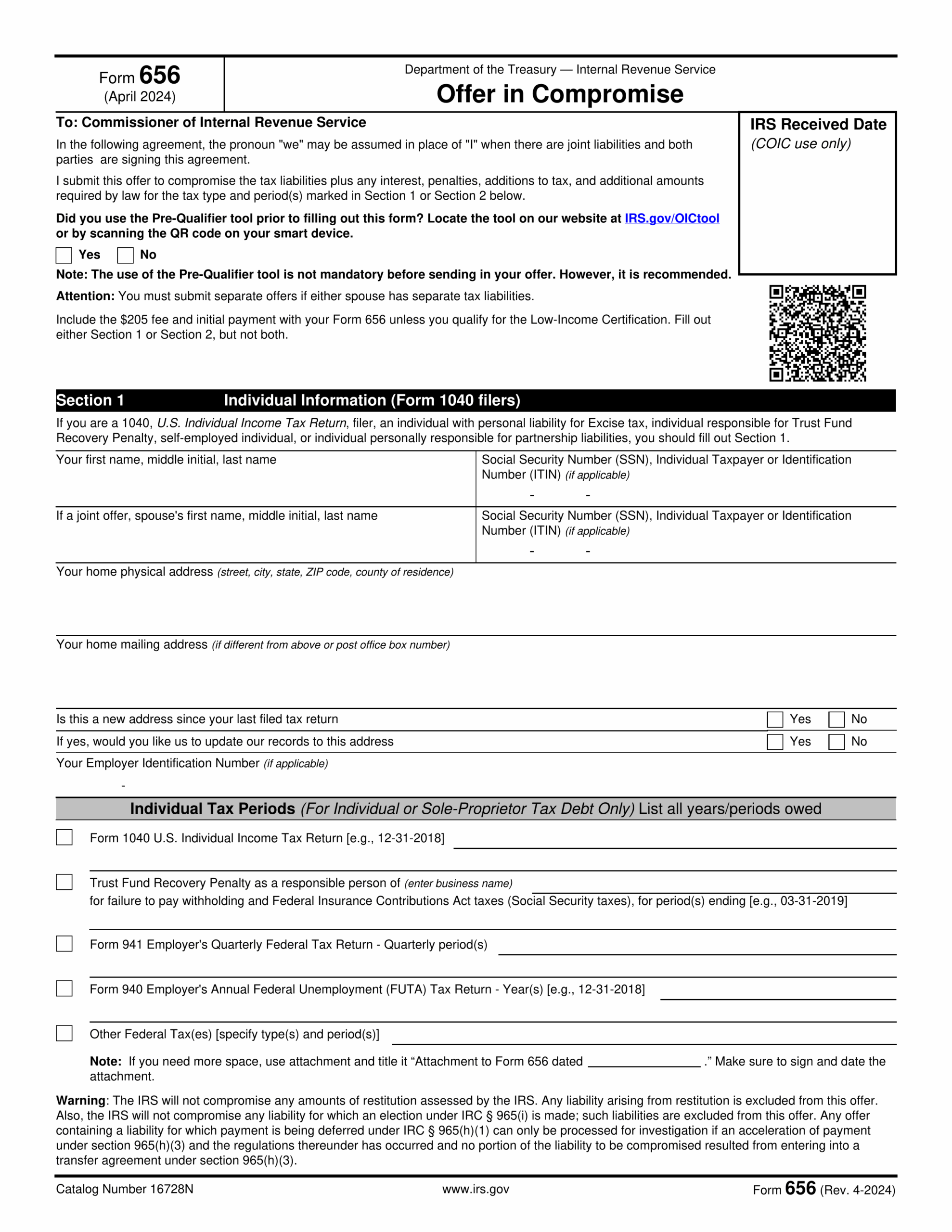 Free Printable 2025 1040 Forms