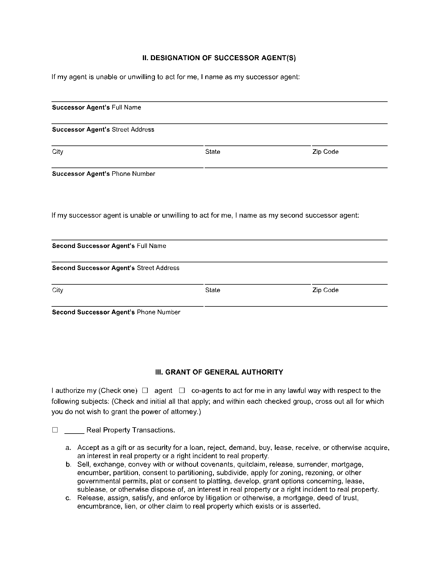 Free California General Power Of Attorney Form PDF CocoSign