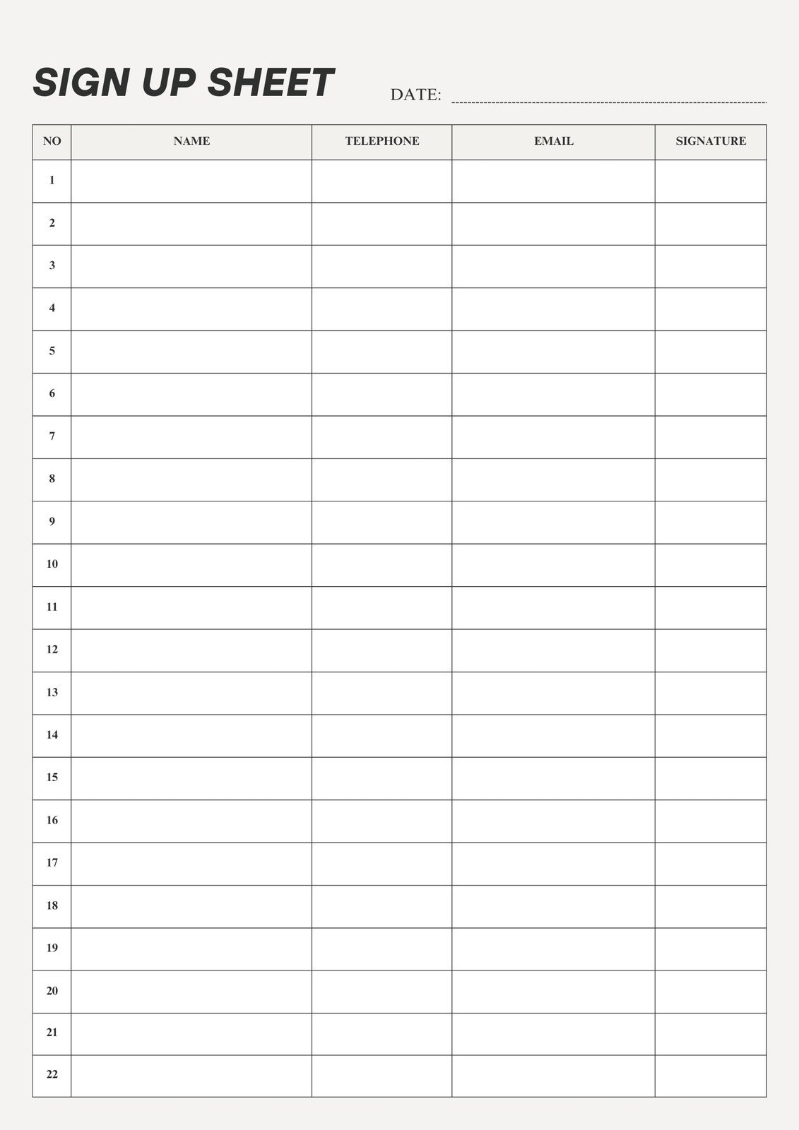 Free Form Document Templates To Customize And Print Canva