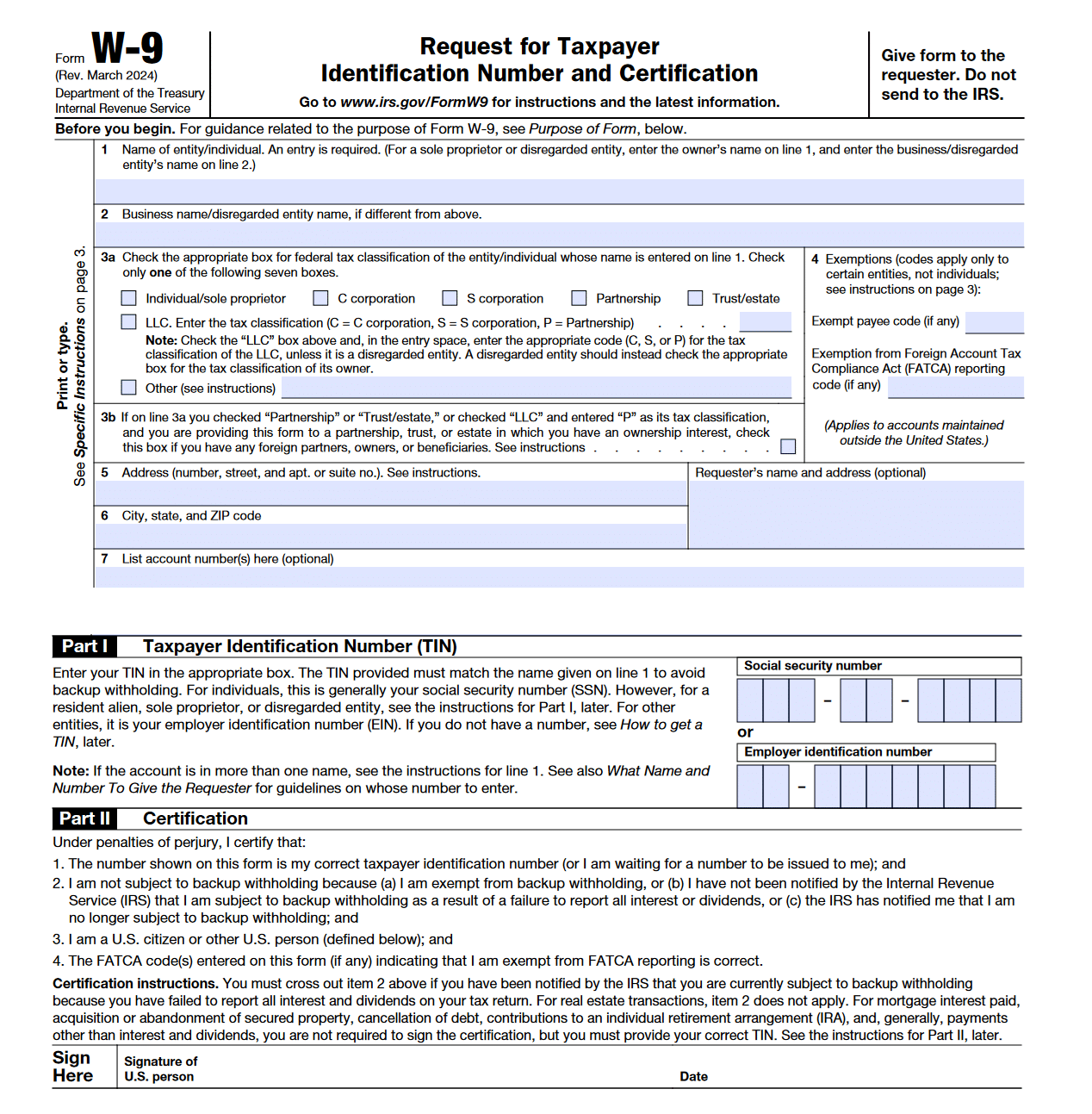 On Line Free Printable Irs Form 1999-Misc