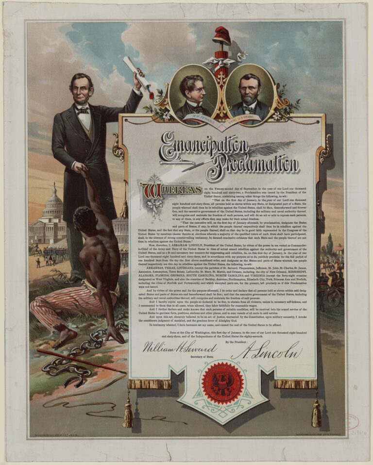 J S Smith U0026 Co Copy Of The Emancipation Proclamation 