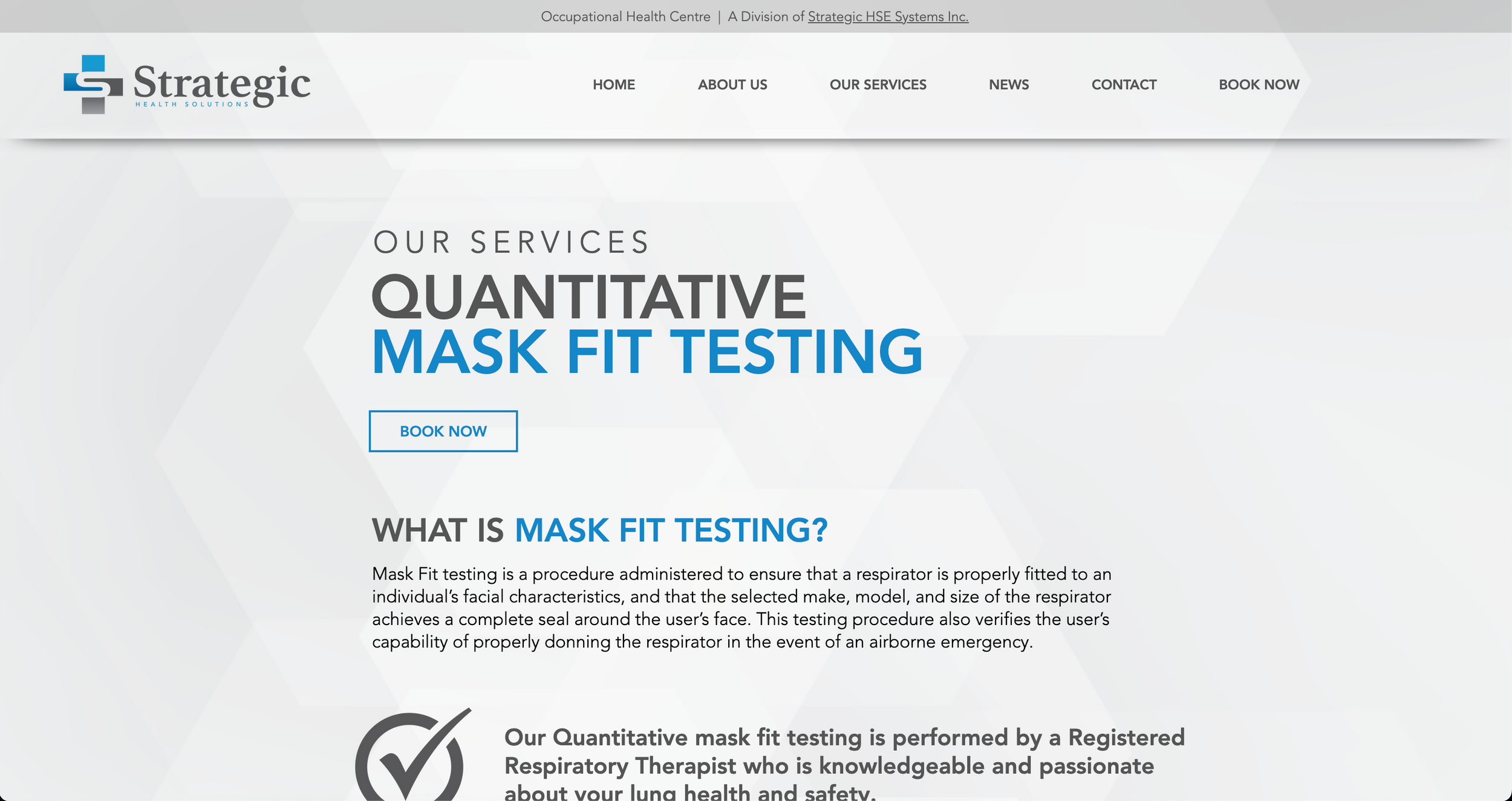 Mask Fit Testing Strategic Health Solutions