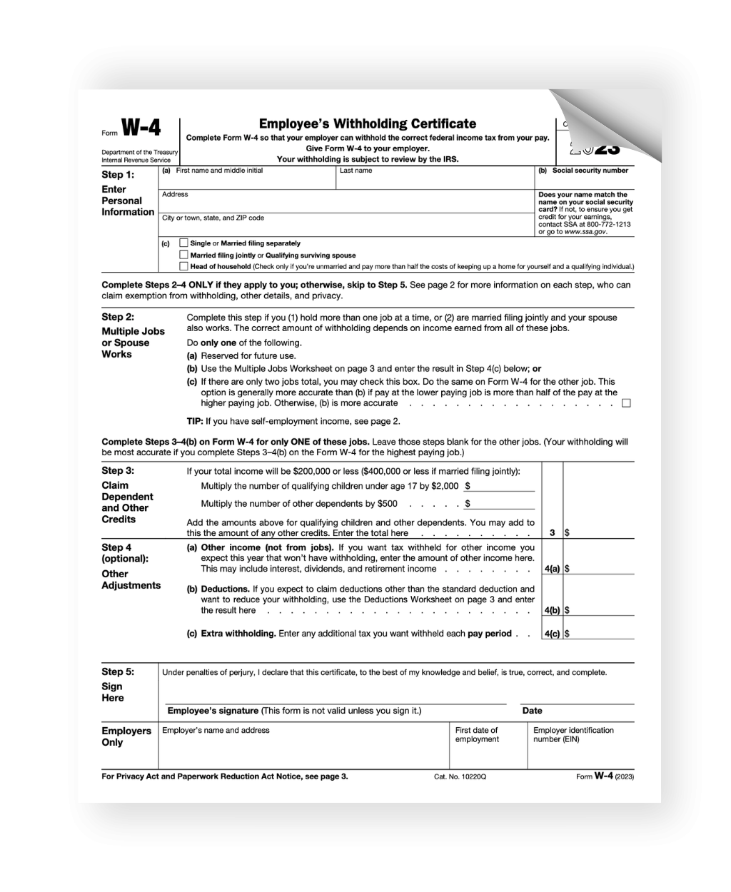 W 4 Form 2017 Templates Fillable U0026 Printable Samples For PDF Worksheets Library