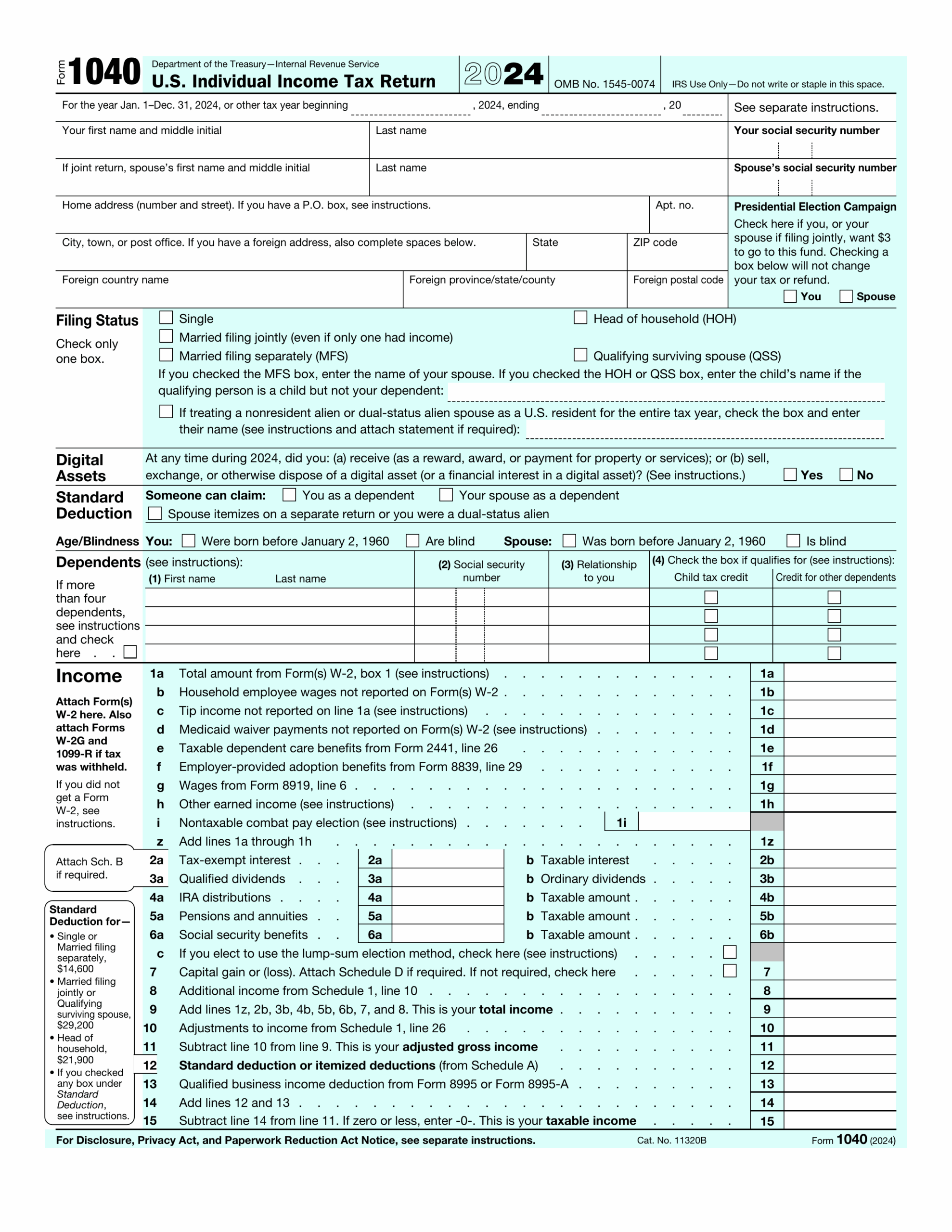 Free Printable W 9 Form 2025